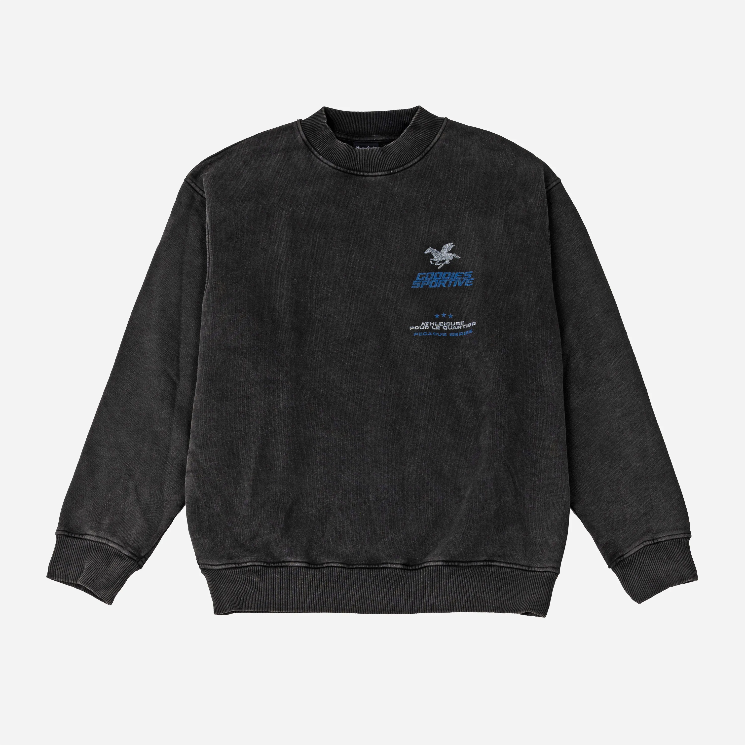 Sweatshirt Goodies Sportive Pegasus Series - Black Fadeout