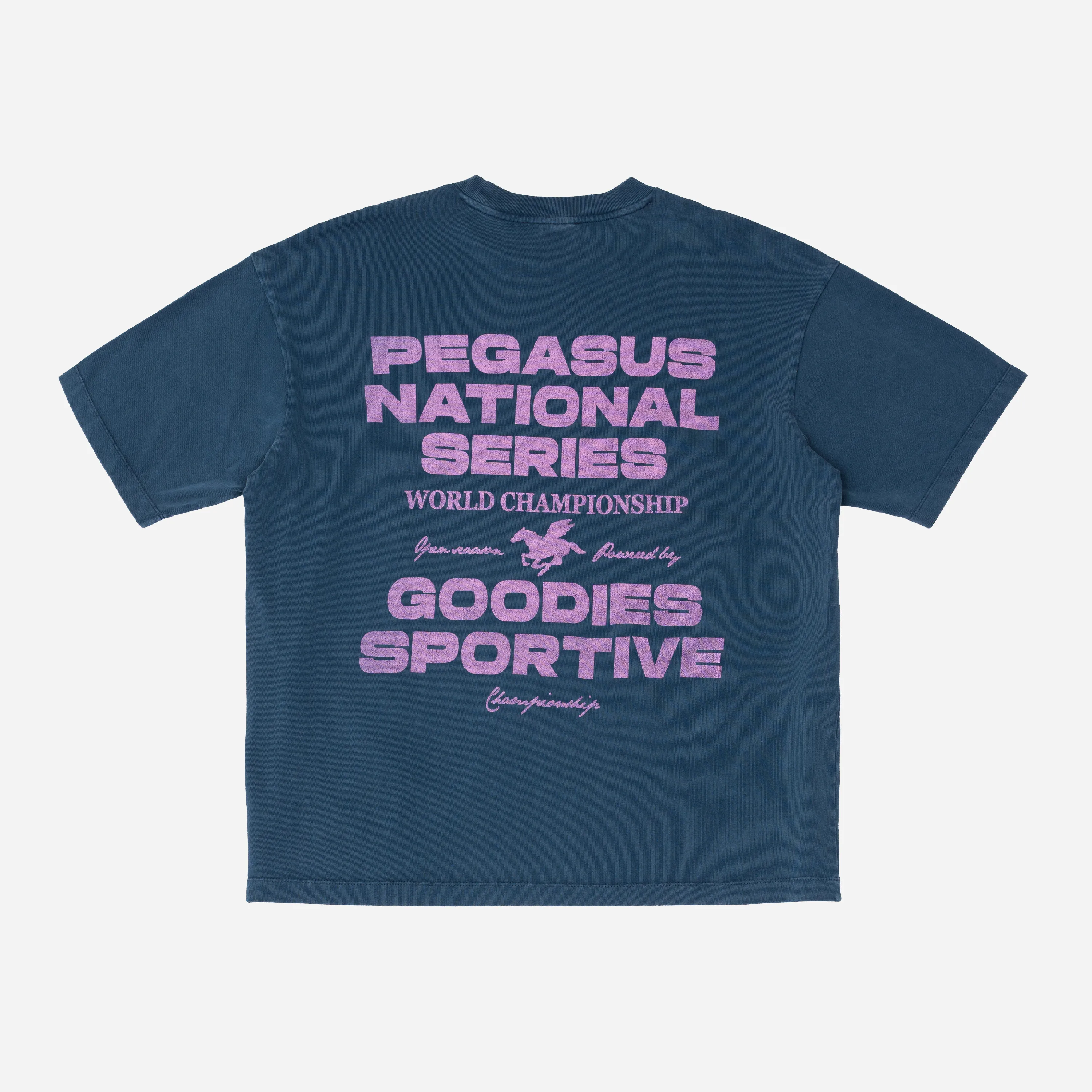 Goodies Sportive Pegasus Series T-shirt - Blue / Pink Fadeout