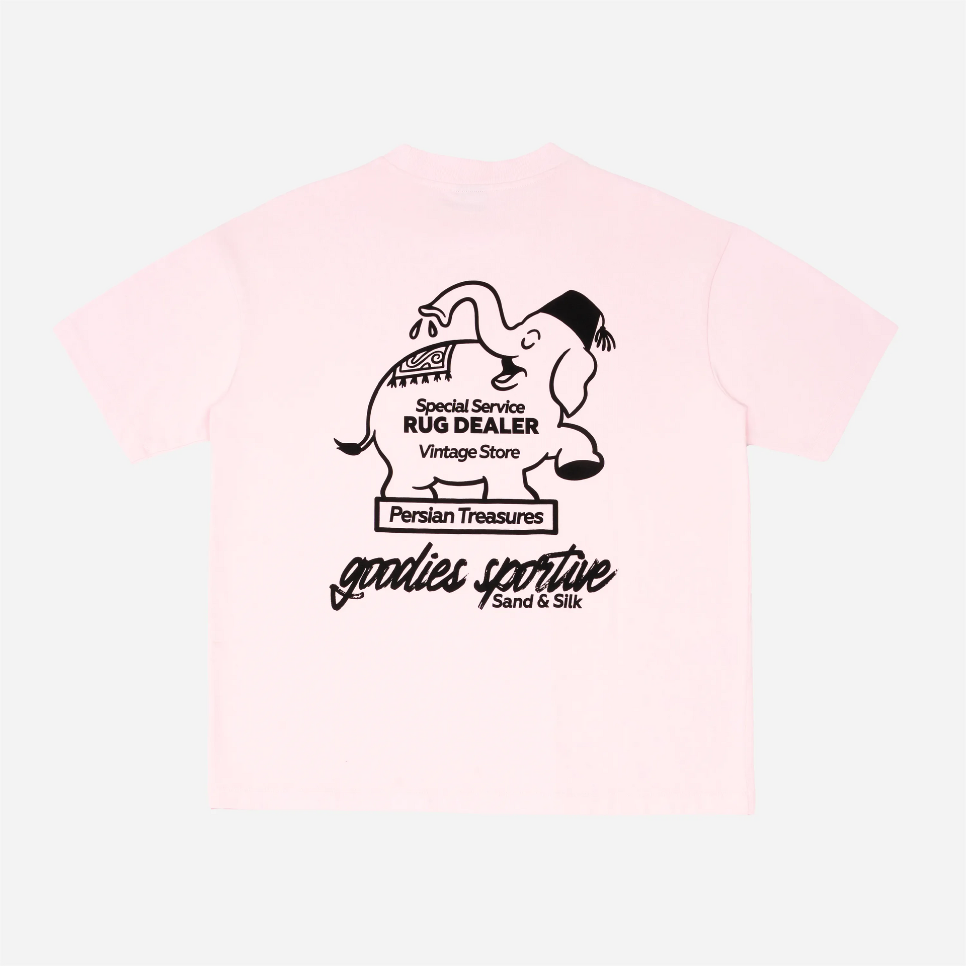 Goodies Sportive Rug Dealer Pink T-shirt - 290g cotton Made in