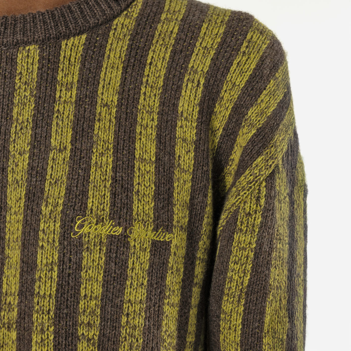 Goodies Sportive - Pre-Internet Knit Cashmere - Brown / Mustard