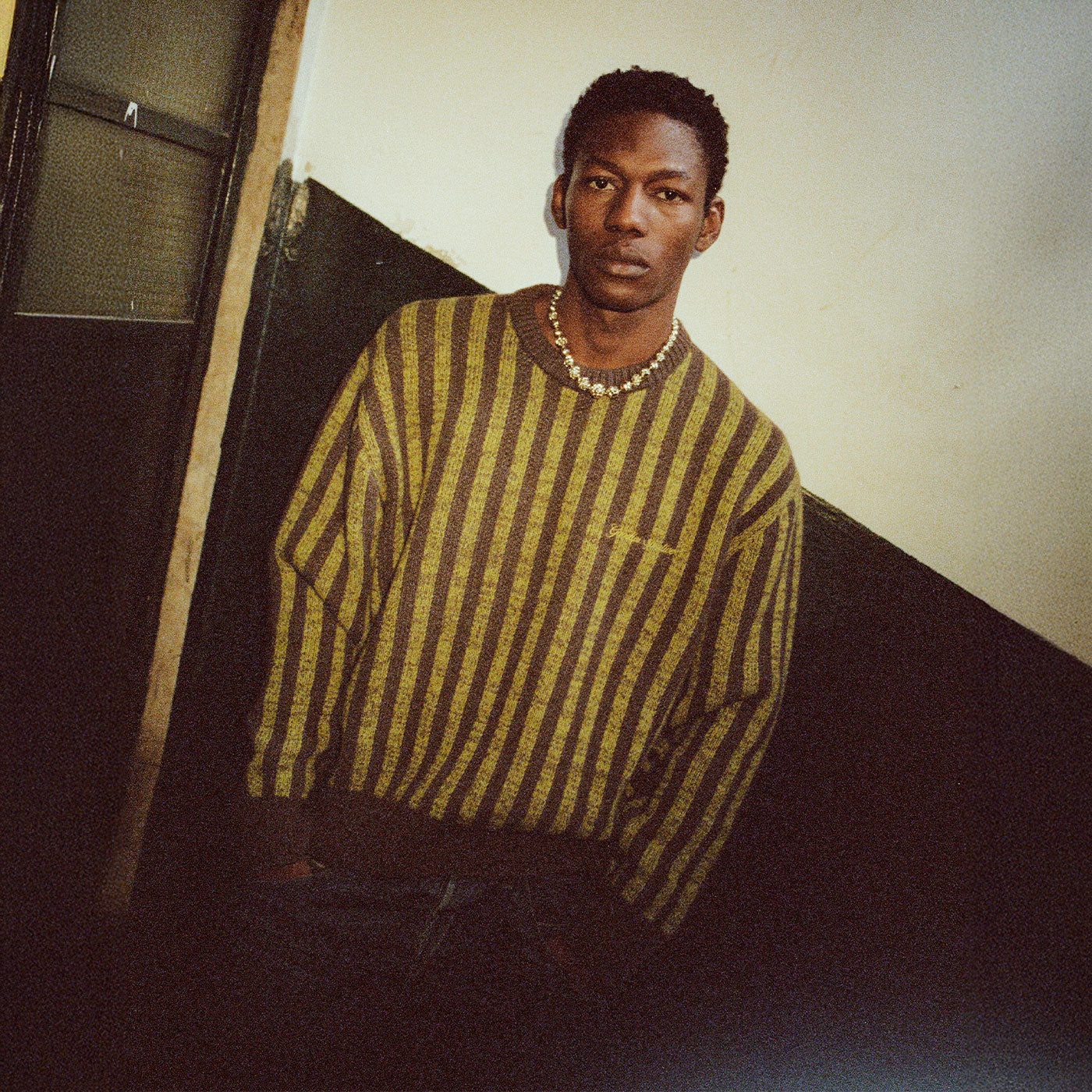 Goodies Sportive - Pre-Internet Knit Cashmere - Brown / Mustard