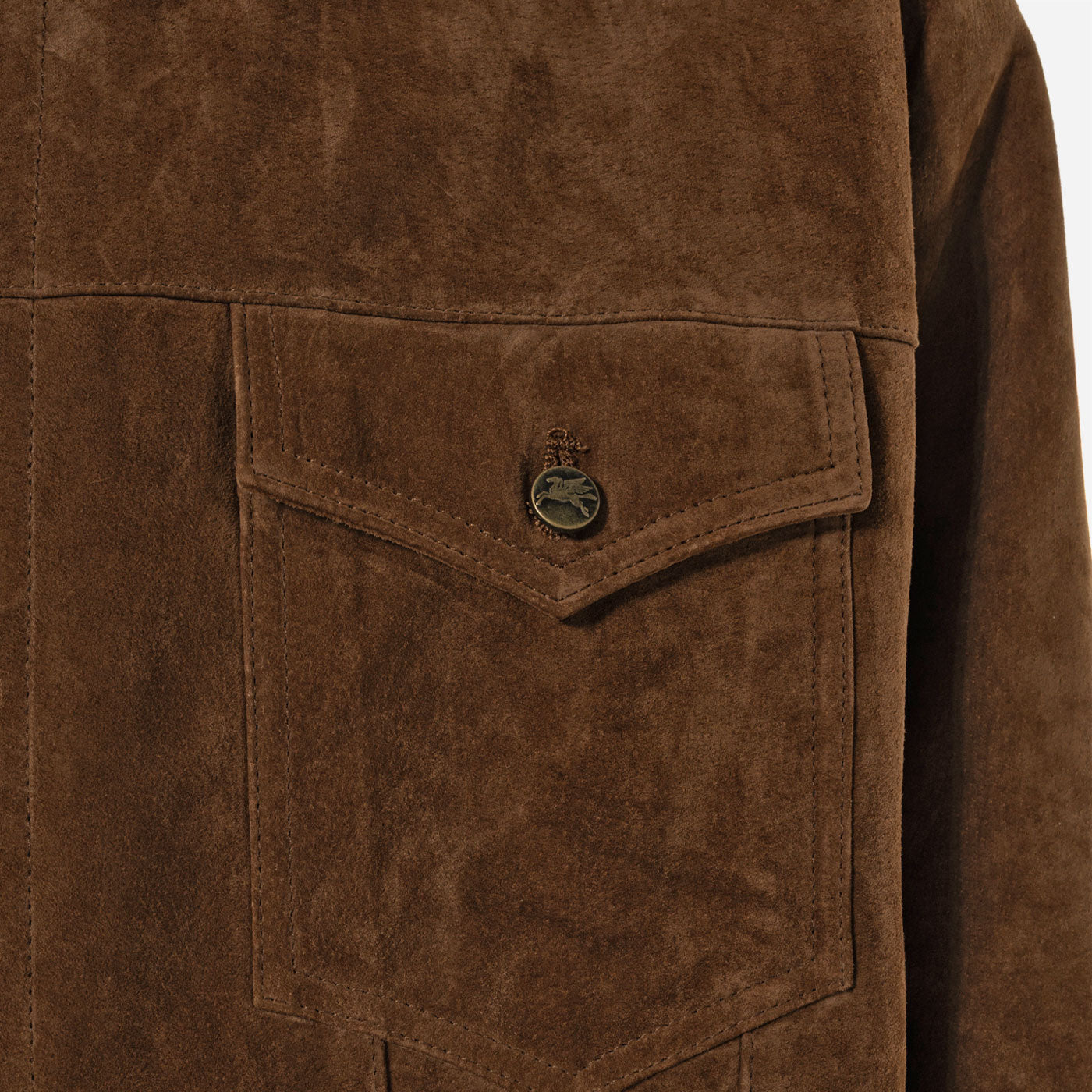 Goodies Sportive - Premium Kombu Real Suede Jacket - Brown