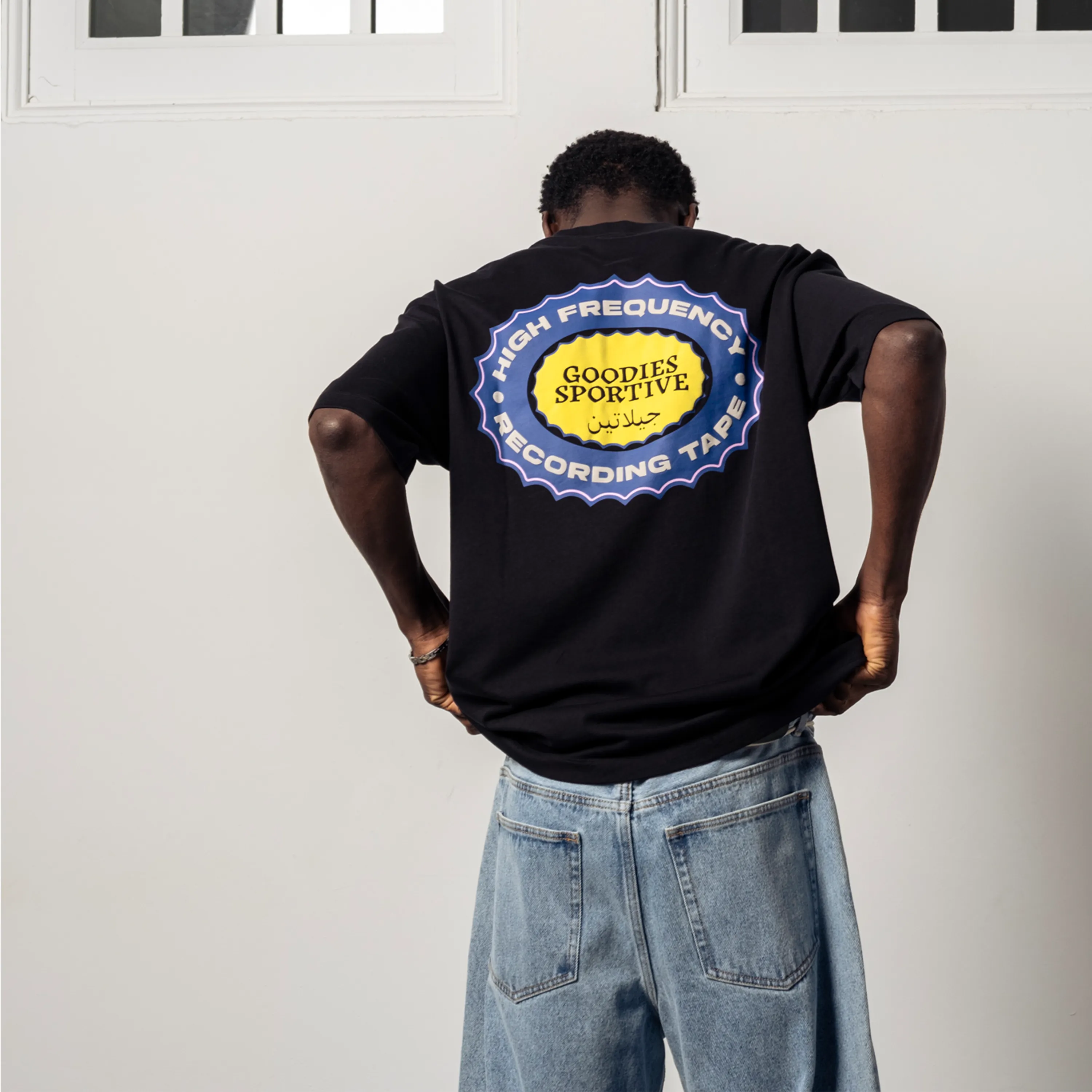 T-shirt Goodies Sportive Recording Tape - Black