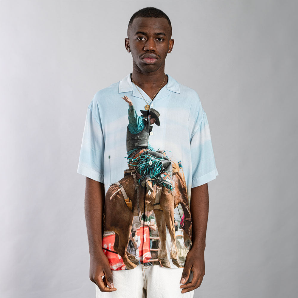 GOODIES SPORTIVE - COWBOY VISCOSE SHIRT - Multicolor