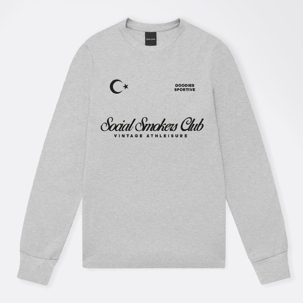 GOODIES SPORTIVE - SMOKERS LS TEE - Grey