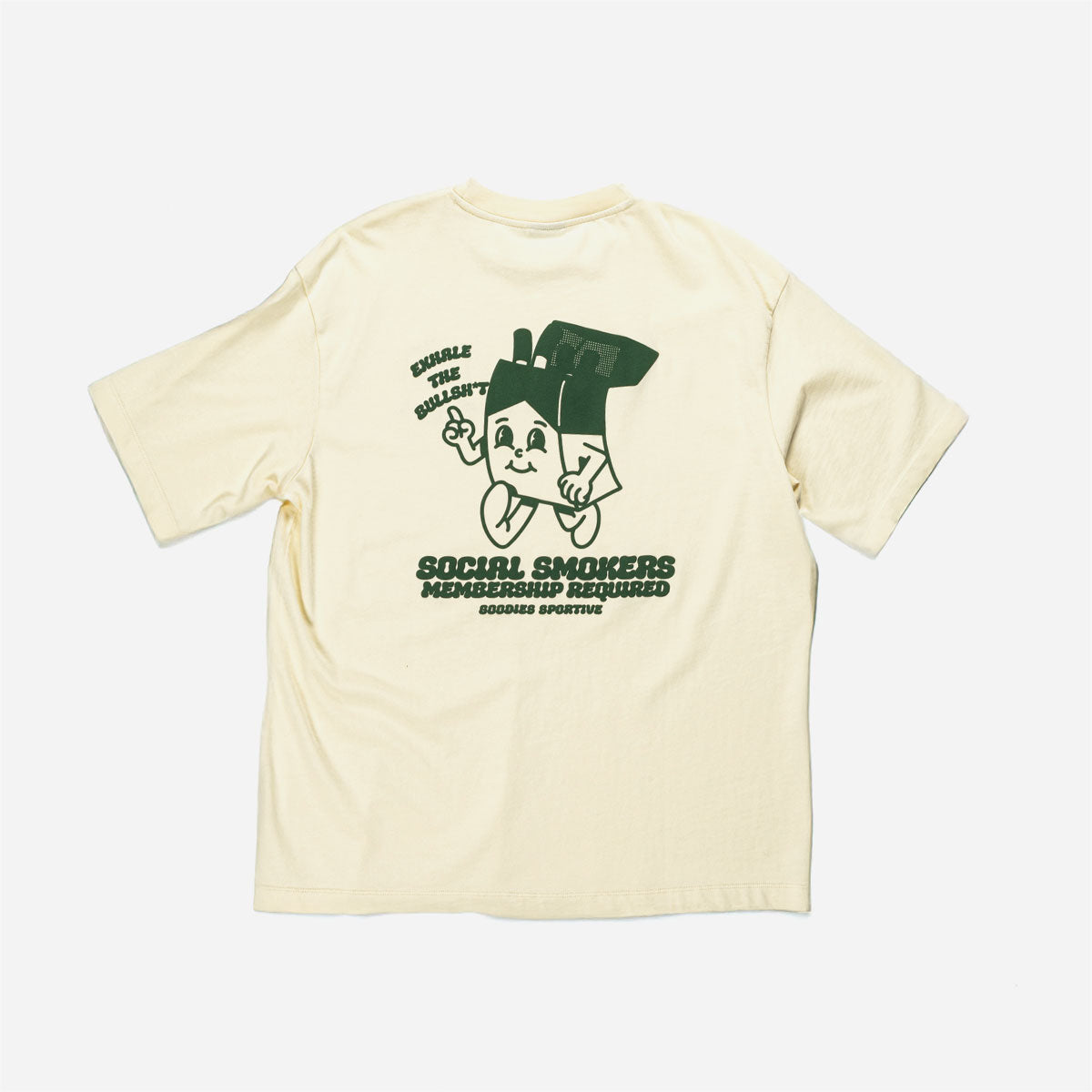 Goodies Sportive - Social Smokers Tee - Butter