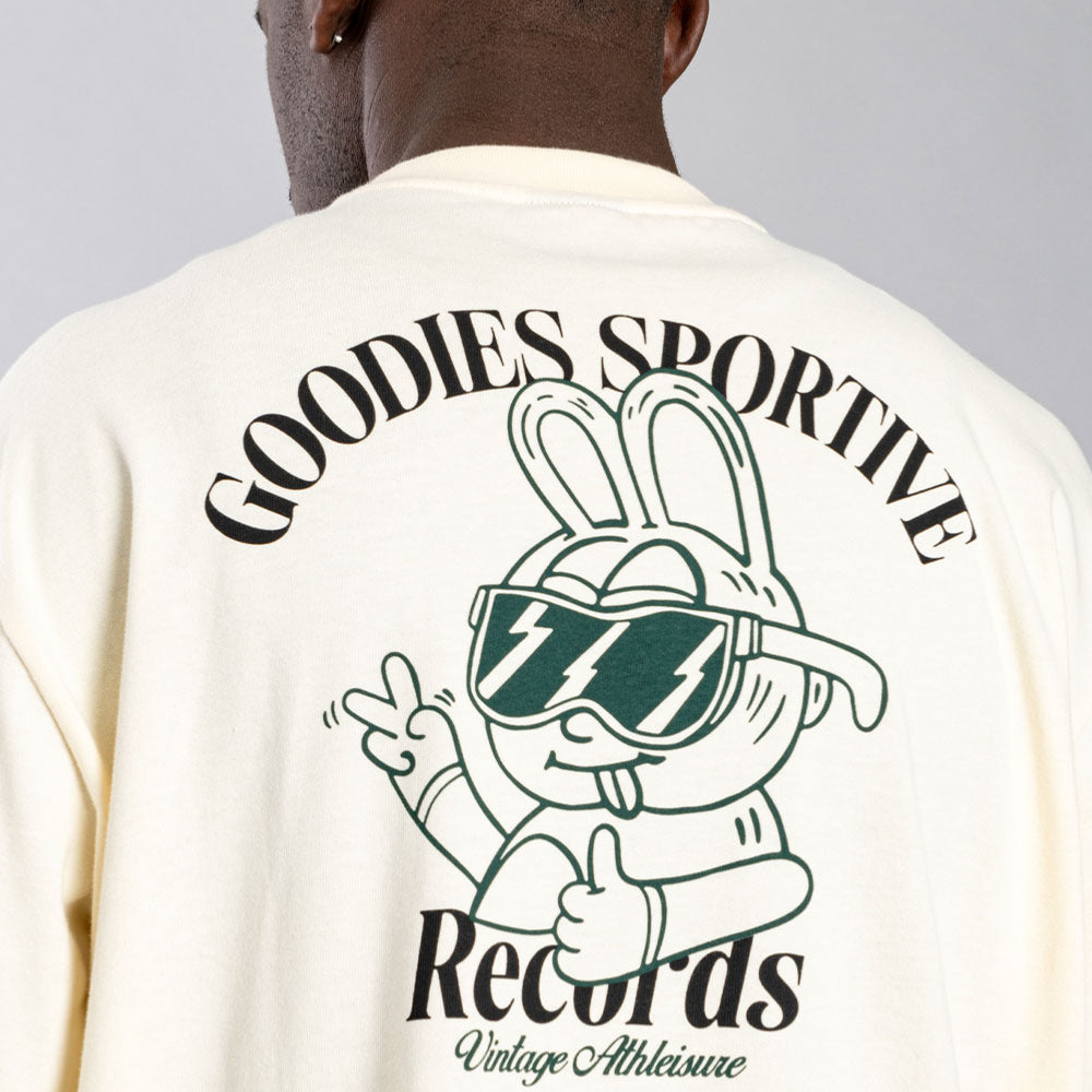 GOODIES SPORTIVE - SPORTIVE RECORDS TEE - Butter