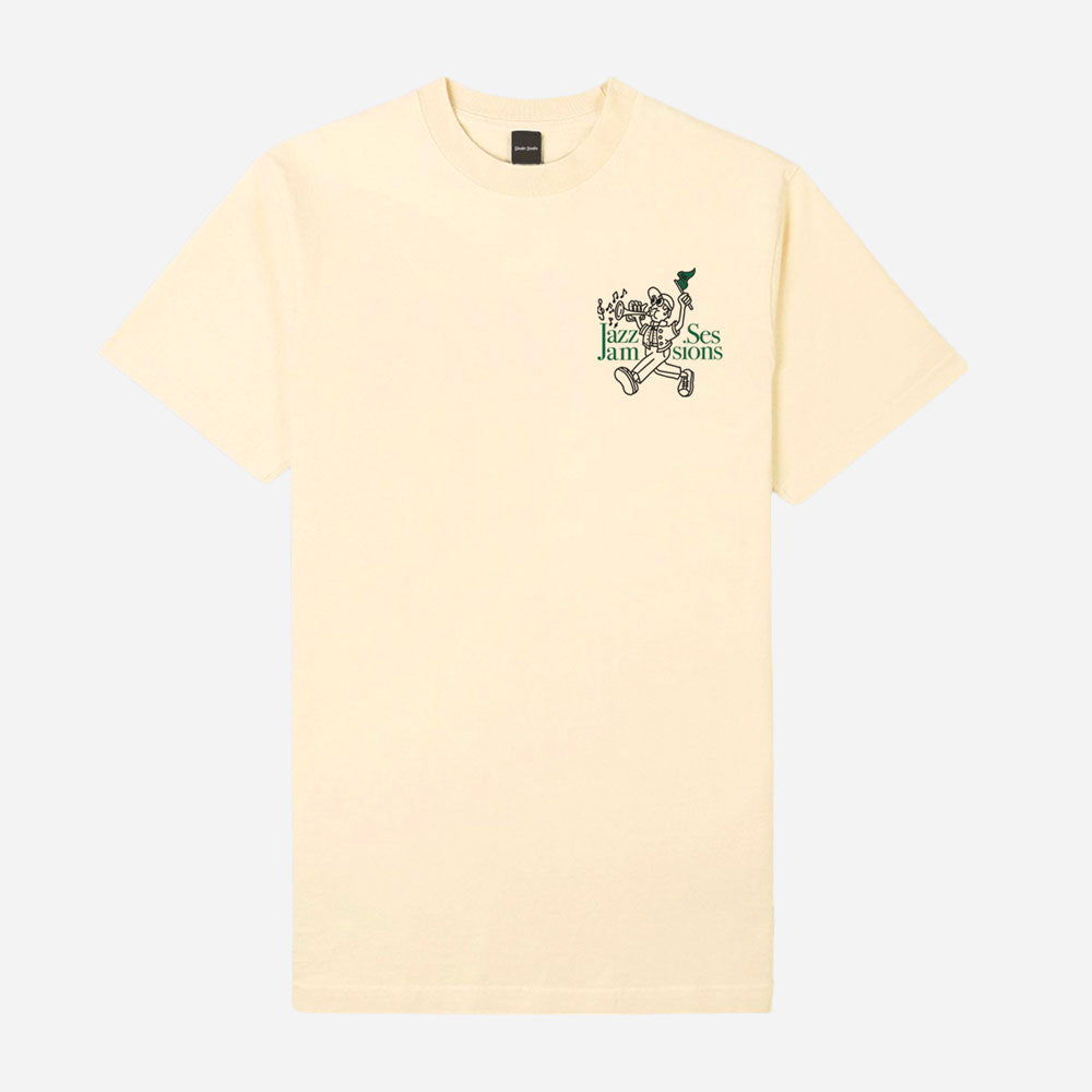 GOODIES SPORTIVE - JAZZ SESSION TEE - Butter