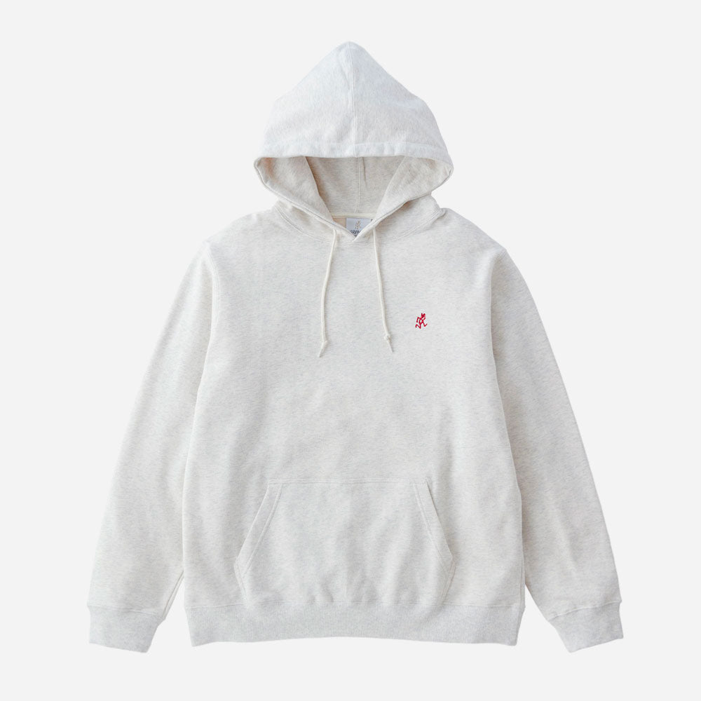 GRAMICCI - ONE POINT HOODED SWEATSHIRT - Ash Heather