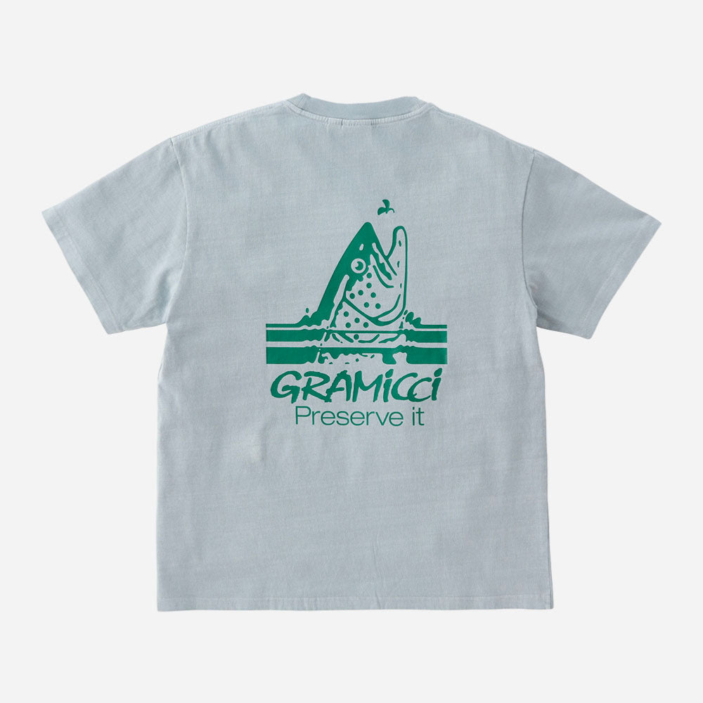 GRAMICCI -  TROUT TEE - Smoky Slate Pigment