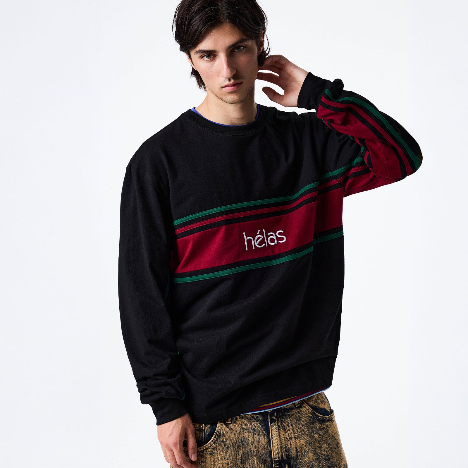 Hélas - Clint Ls Tee - Black