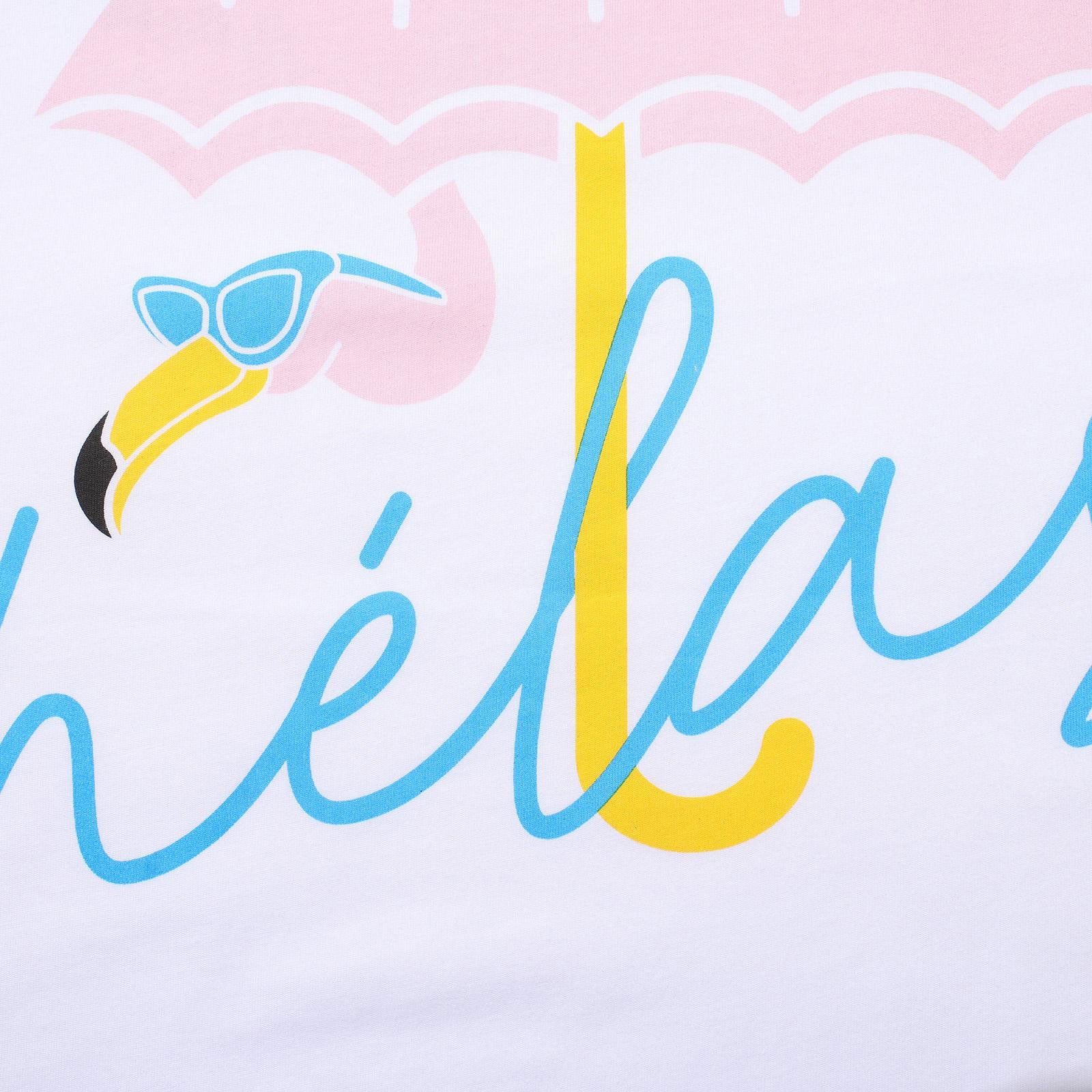 Hélas - Flamingo Tee - White