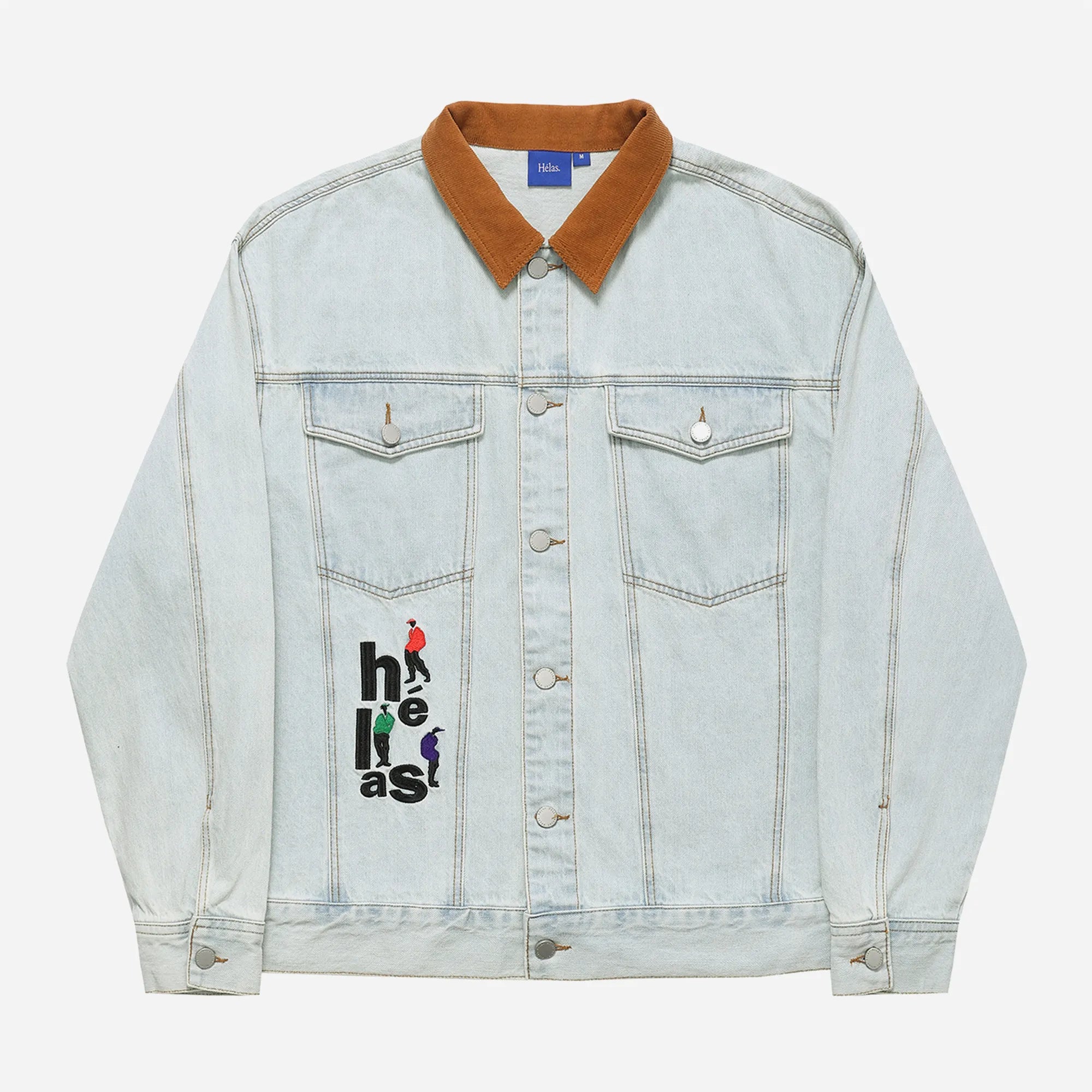 A_ill Helas denim jacket Hélas Jazzy Jeans Jacket Light Blue - Premium Skate Denim