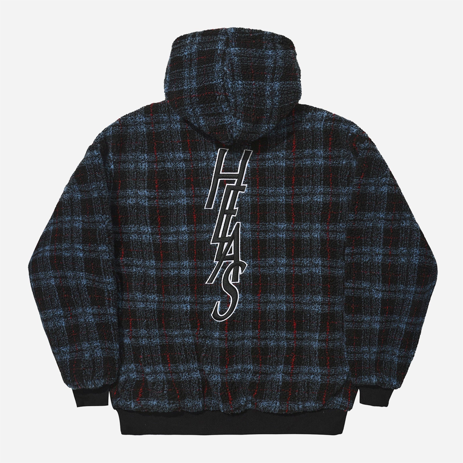 Hélas - Ocaro Reversible Checkered Full Zip Jacket - Navy / Black