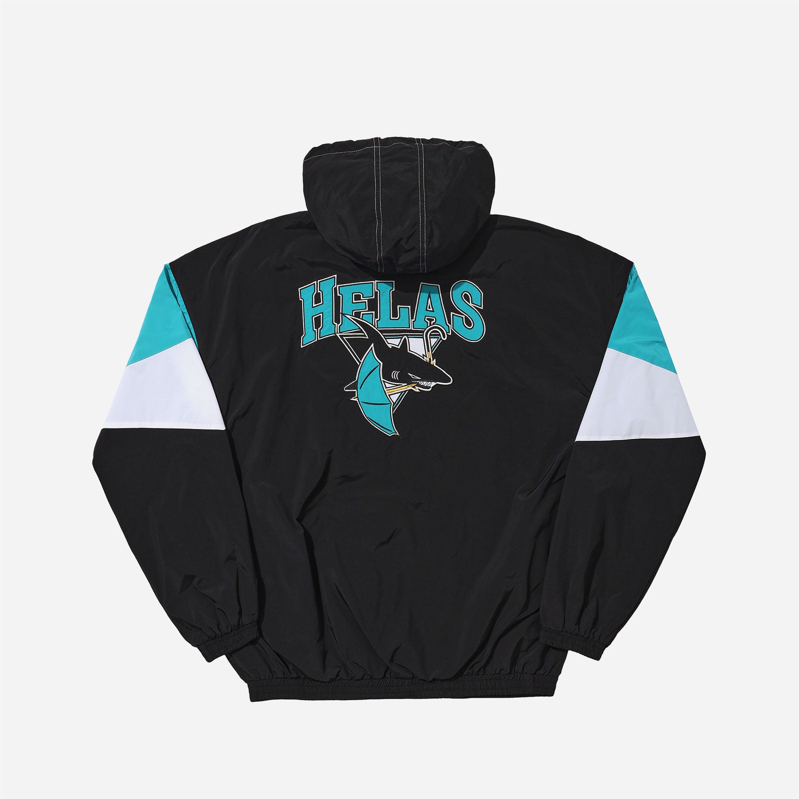 Hélas - Requins Quarter Zip Jacket - Black