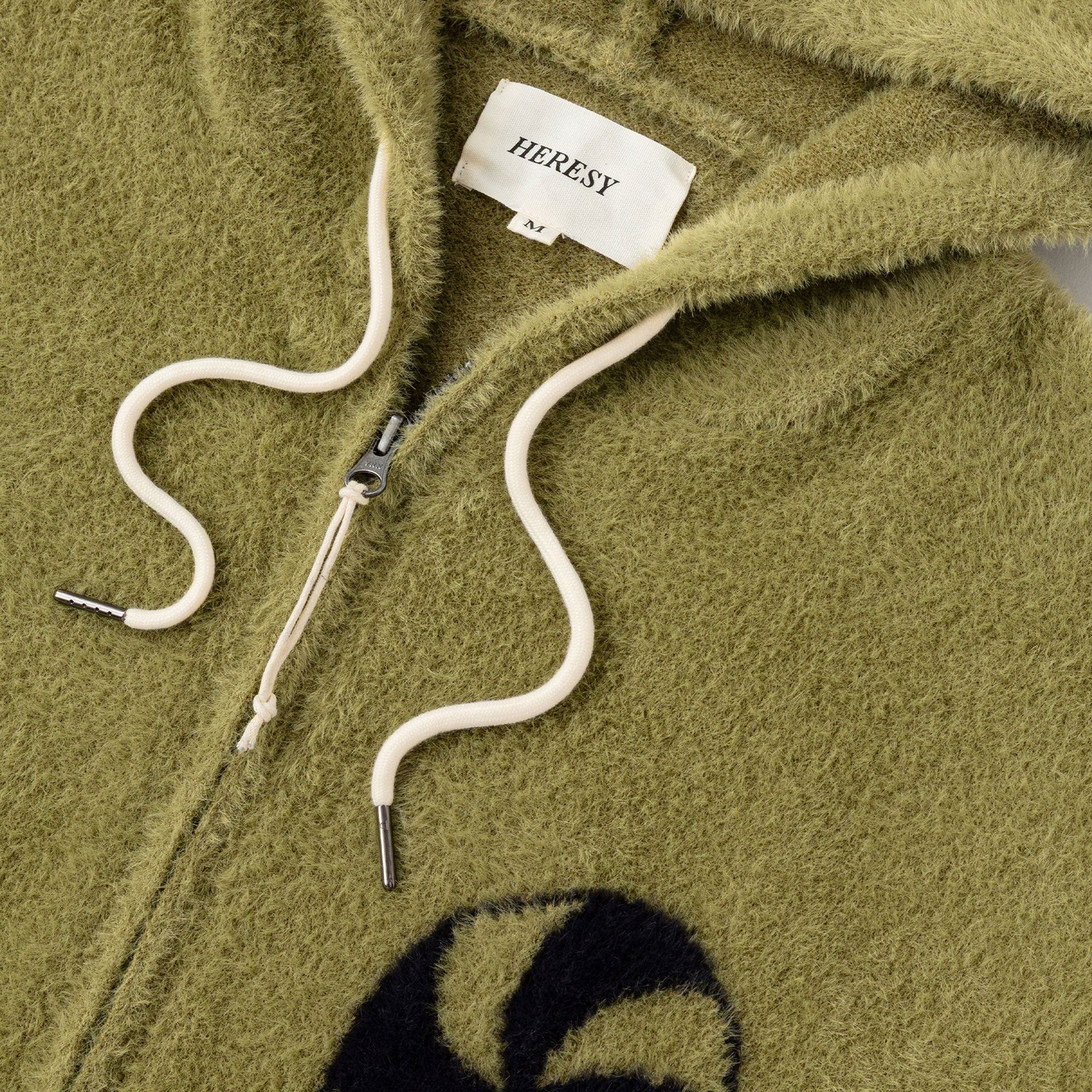 Heresy London - Portal Knit Hood - Green