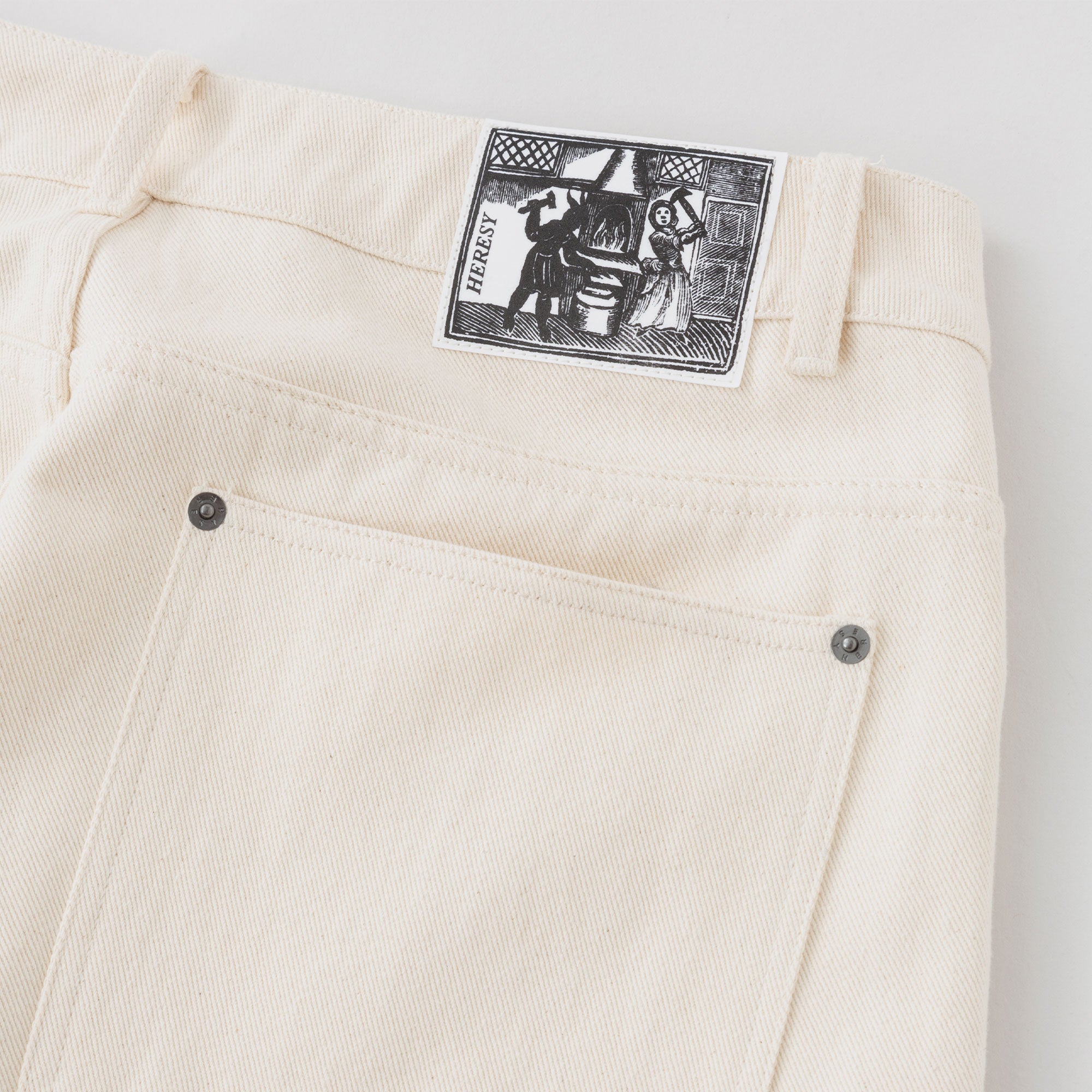 Heresy London - Rogue Jeans - Ecru
