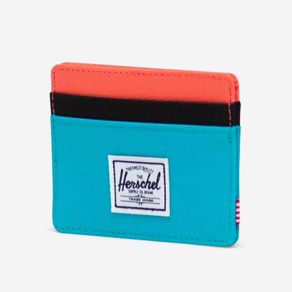 Herschel - Charlie + RFID - Blue Bird/Black Ripstop/Emberglow