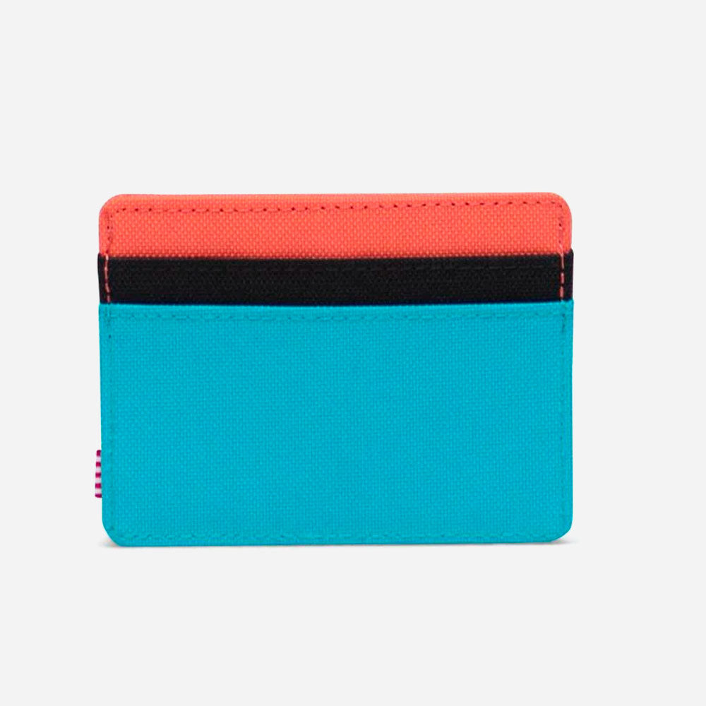 Herschel - Charlie + RFID - Blue Bird/Black Ripstop/Emberglow