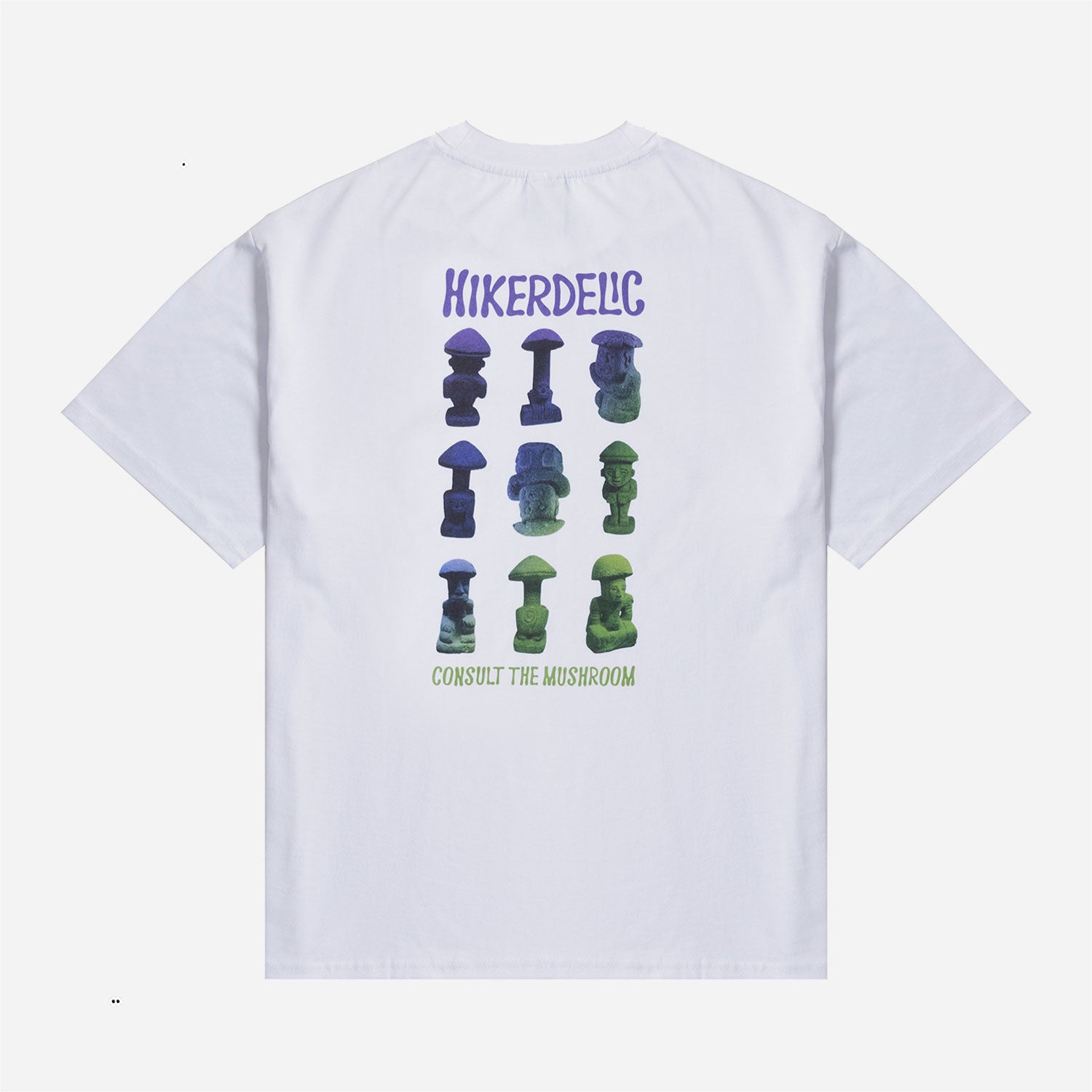 Hikerdelic - Consult the Mushroom SS T-shirt - White
