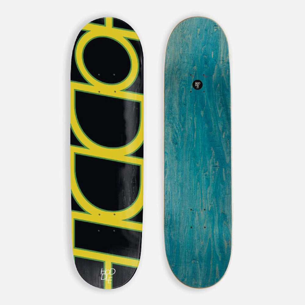 HODDLE - HODDLE LOGO DECK - Black / Green / Yellow