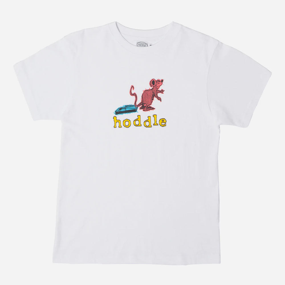 HODDLE - T-SHIRT RAT TRAP - White