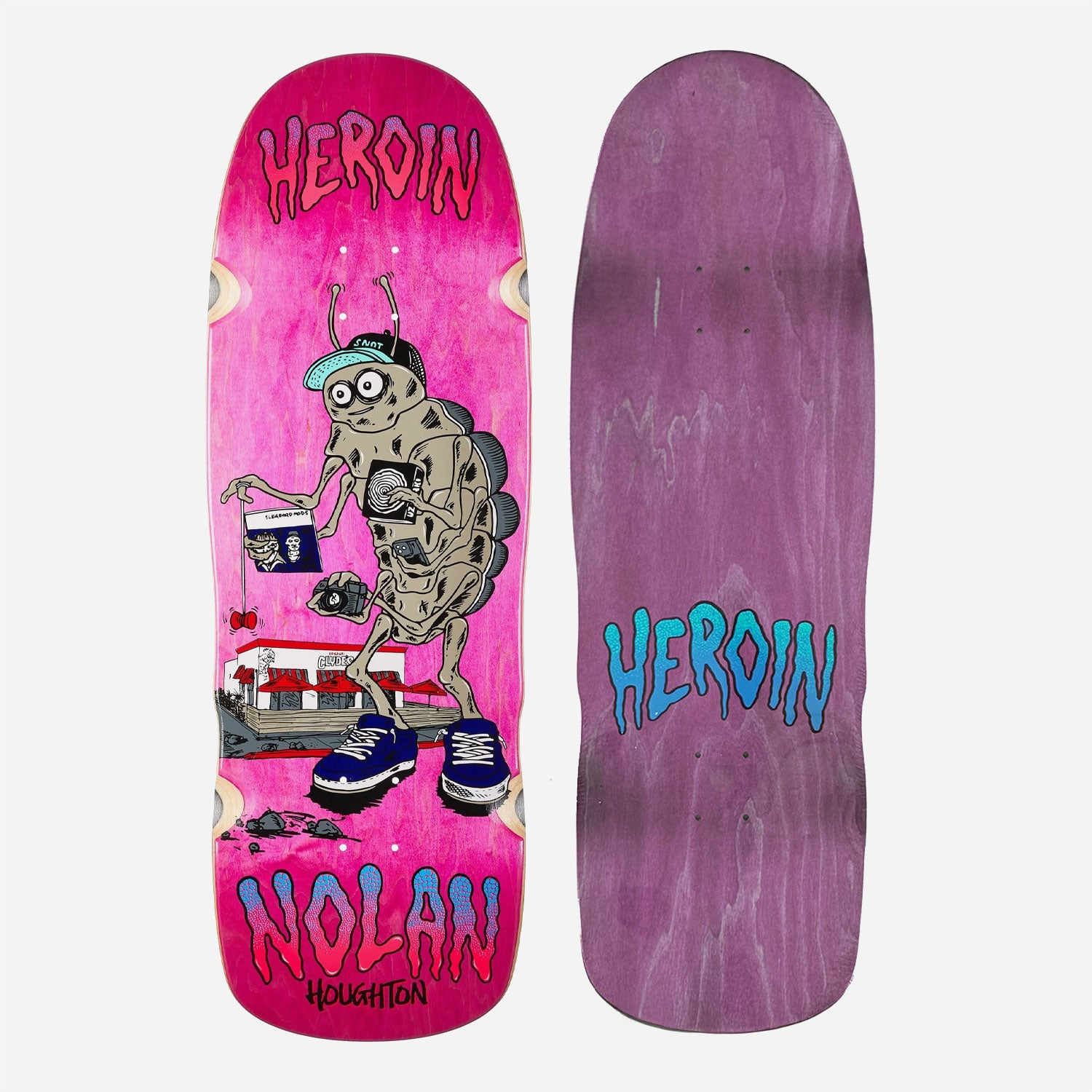 Heroin Skateboards - Nolan Houghton Bug Deck