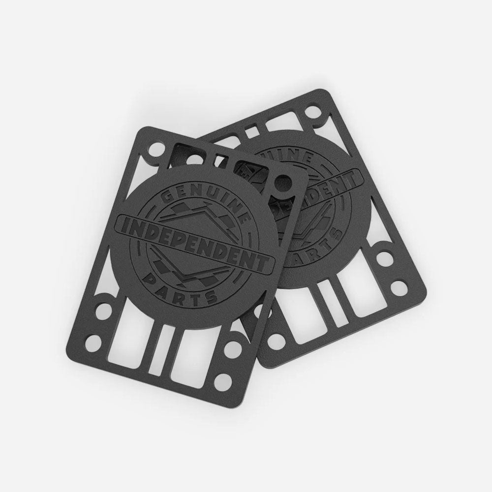 Independent - 1/8 Inch Riser 2 pack - Black