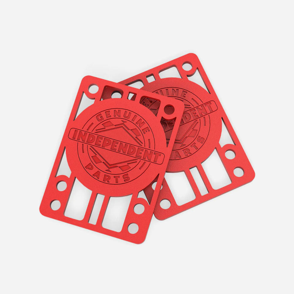 Independent - 1/8 Inch Riser 2 pack - Red