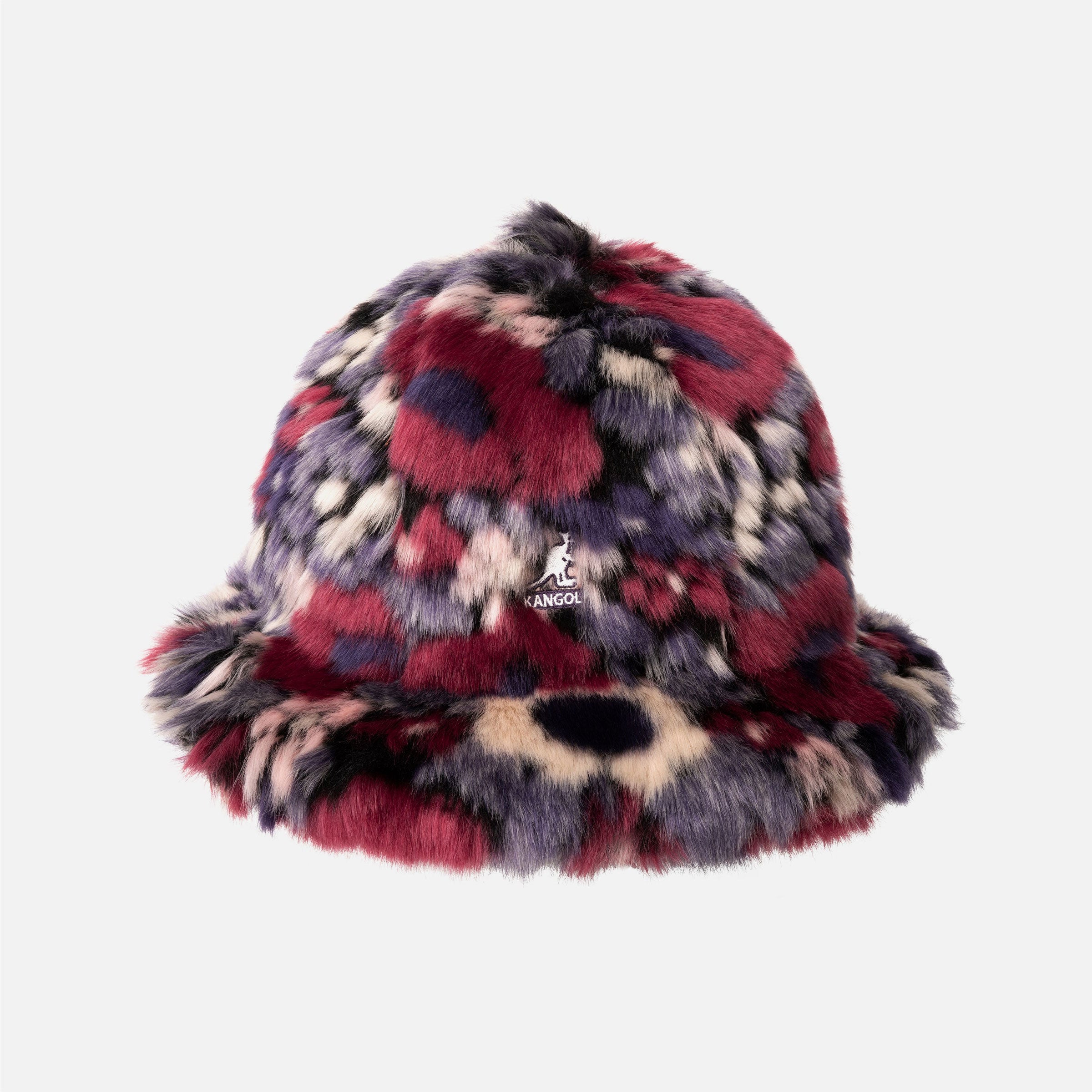 Kangol - Faux Fur Casual - Purple Multi Camo Flower
