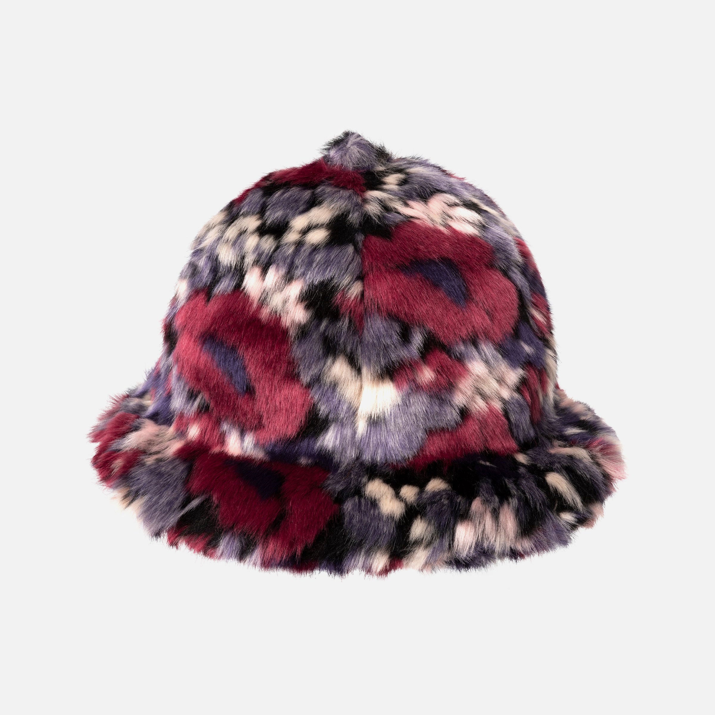 Kangol - Faux Fur Casual - Purple Multi Camo Flower