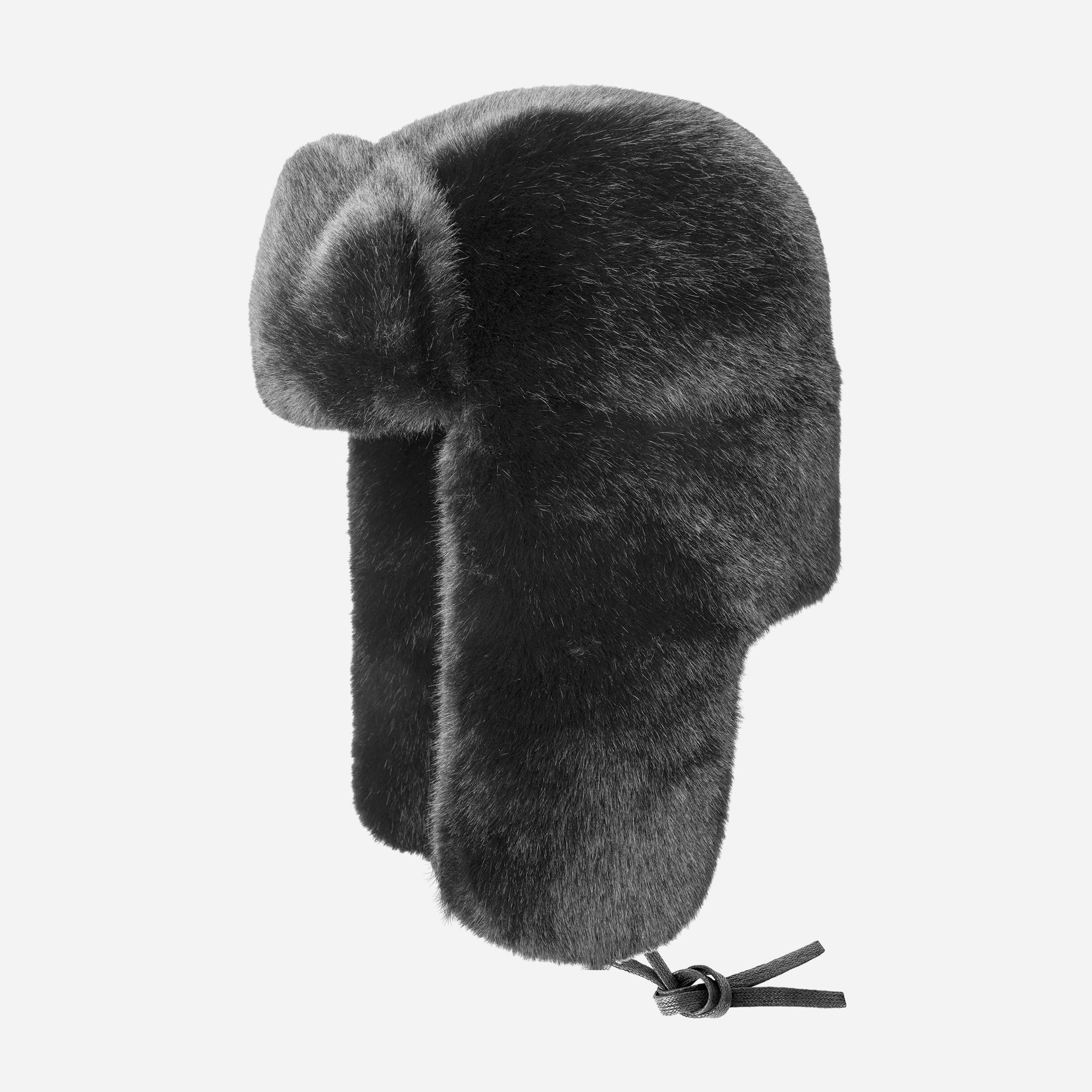 Kangol - Faux Fur Trapper - Black