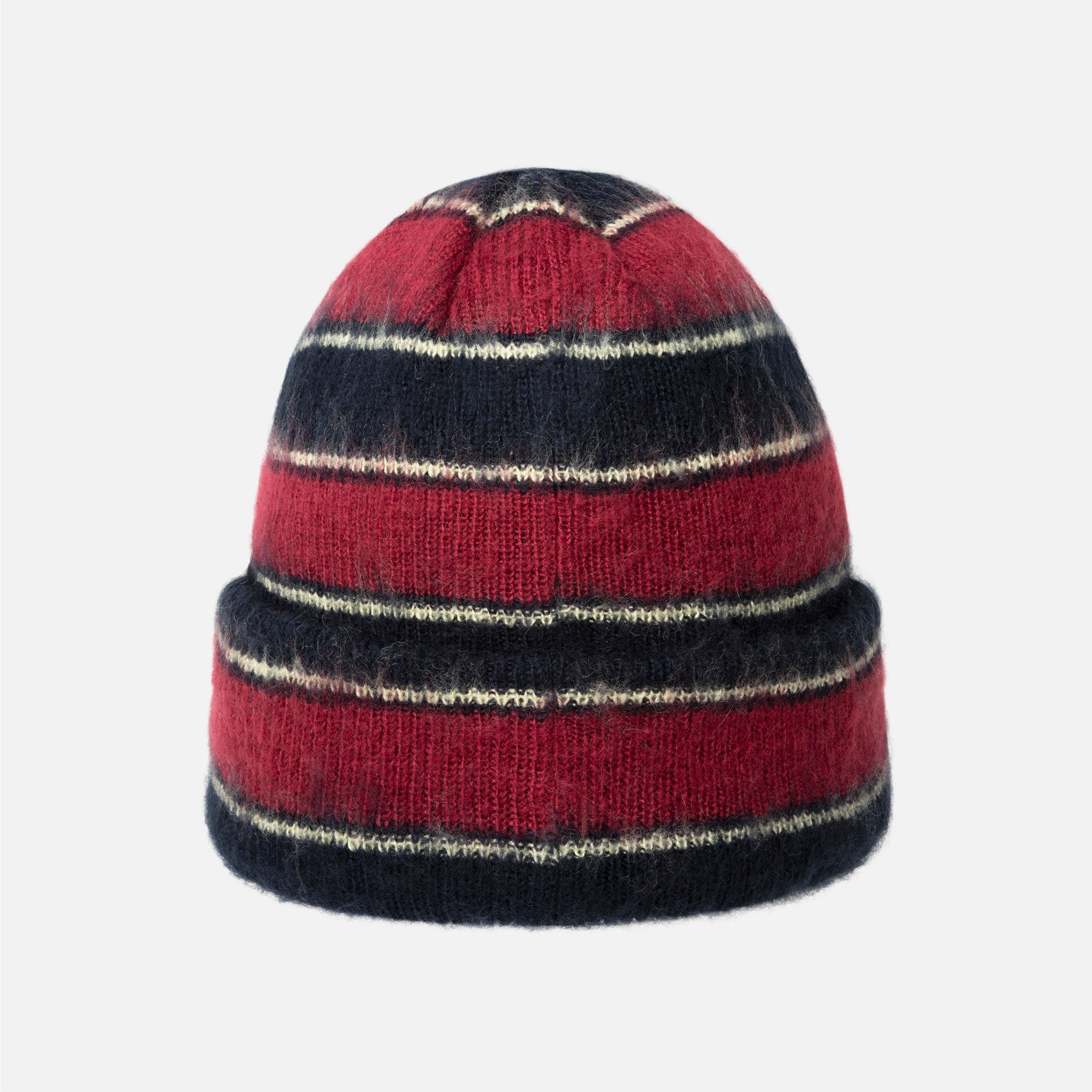 Kangol - Fuzzy Stripe Beanie - Navy
