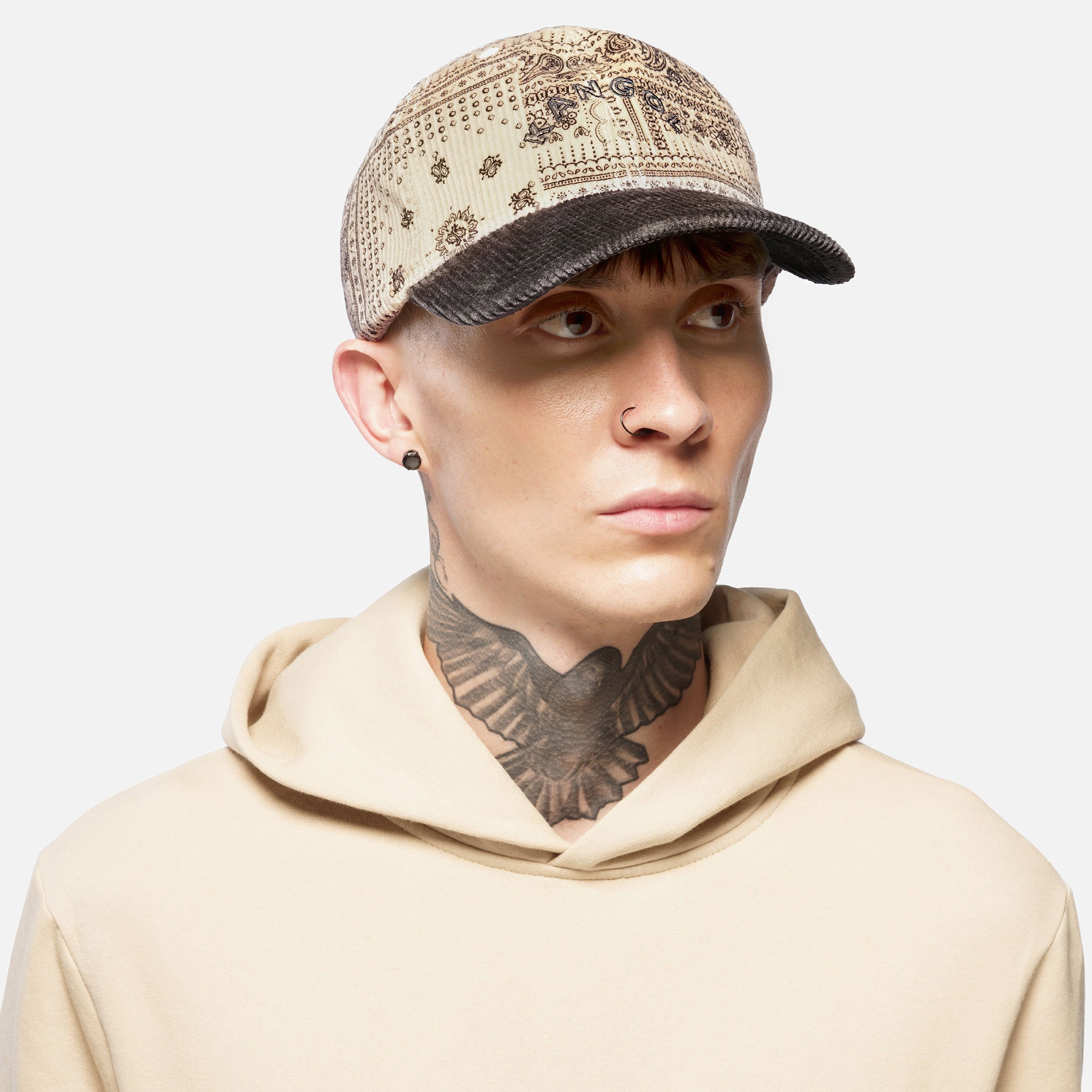 Kangol - Wool FlexFit® Cord Baseball - Cream