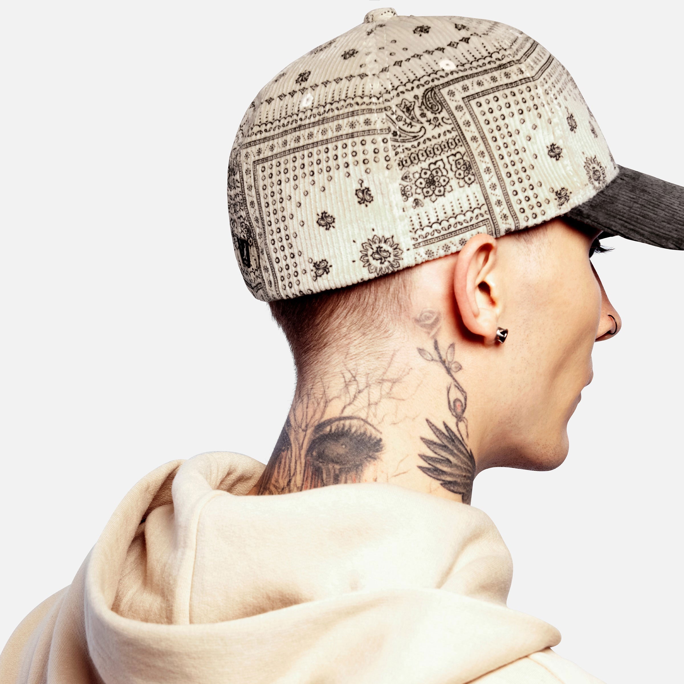 Kangol - Wool FlexFit® Cord Baseball - Cream