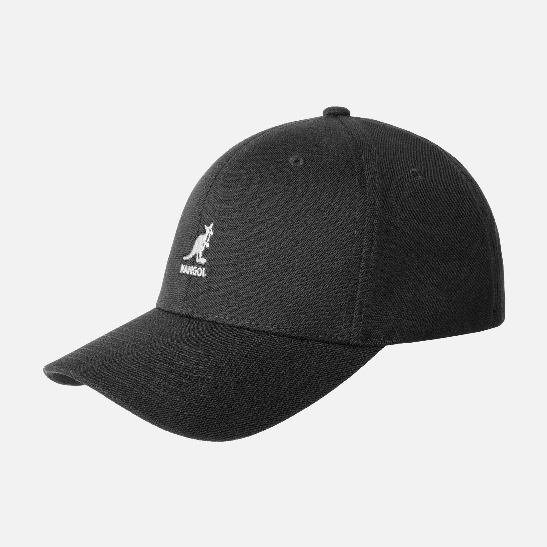 Kangol - Wool FlexFit® Baseball - Black