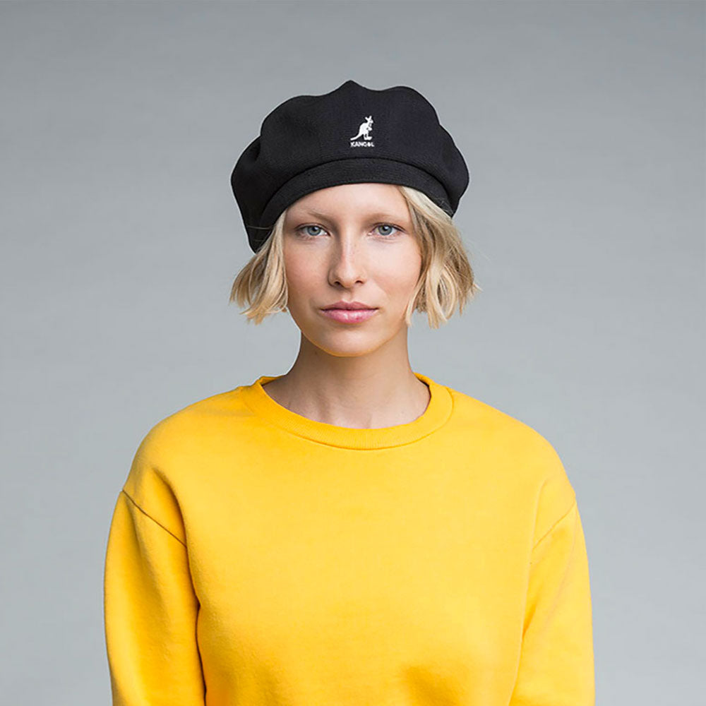 KANGOL - WOOL JAX BERET - Black