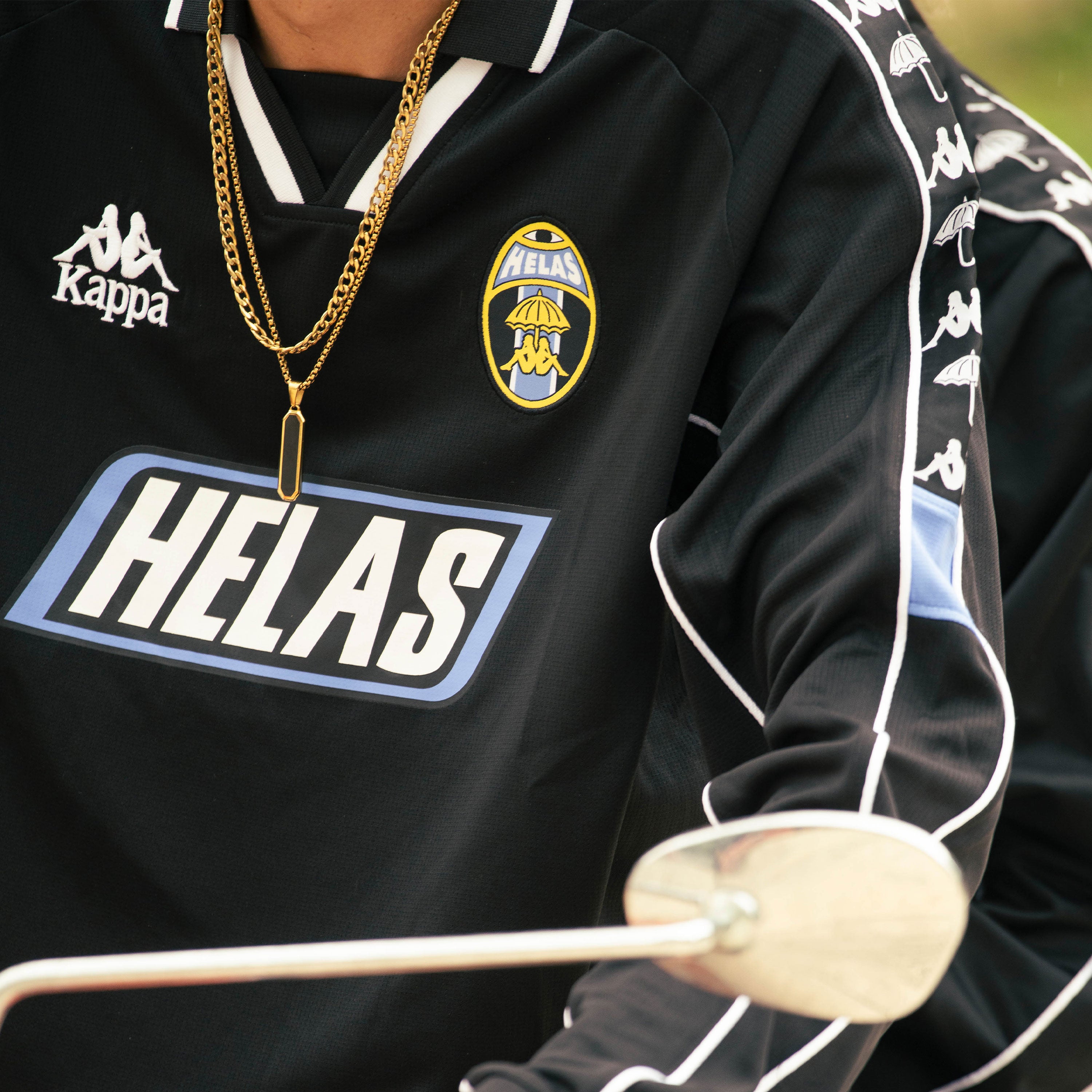 Kappa X Hèlas - Polo - Black