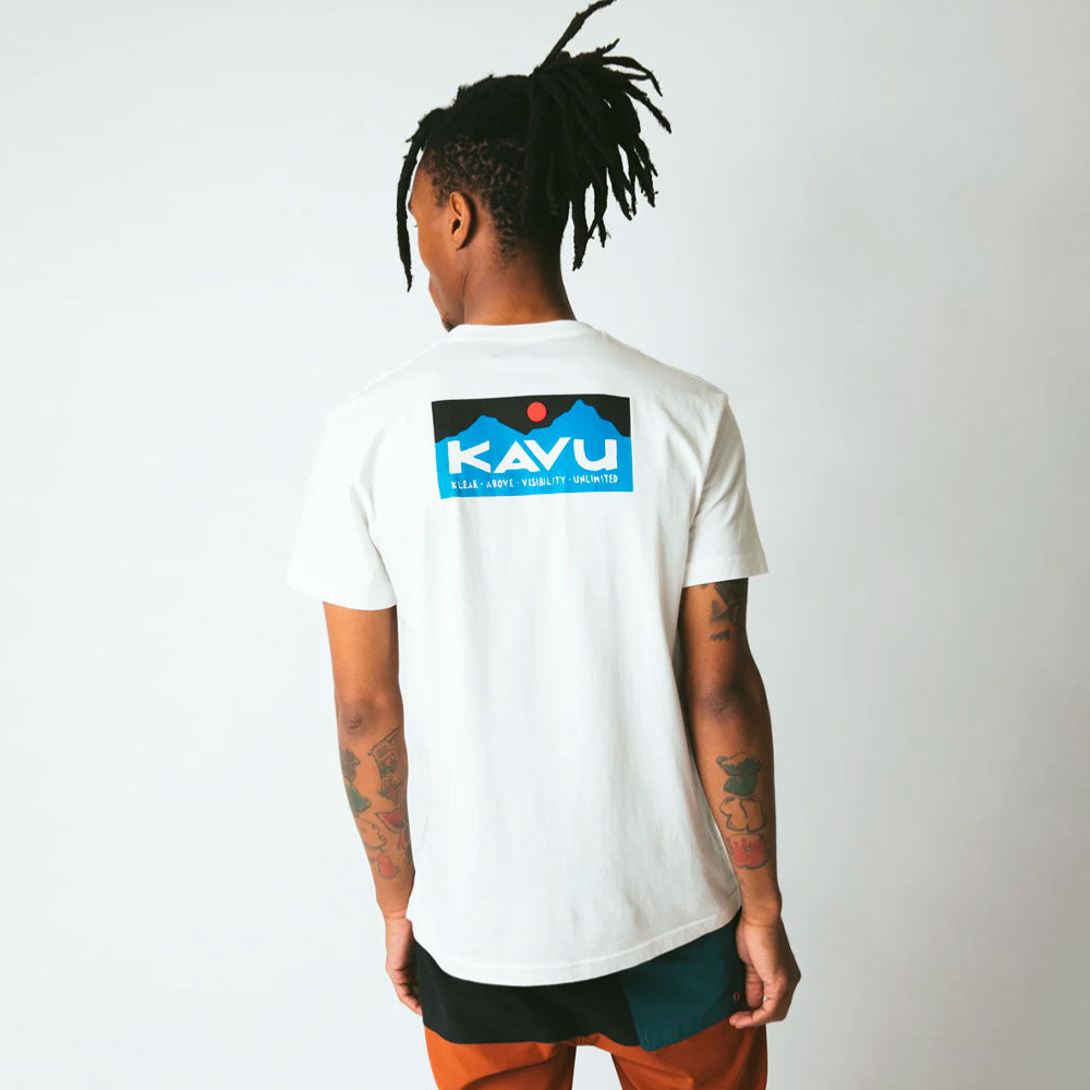 KAVU - KLEAR ABOVE ETCH ART TEE - Off White