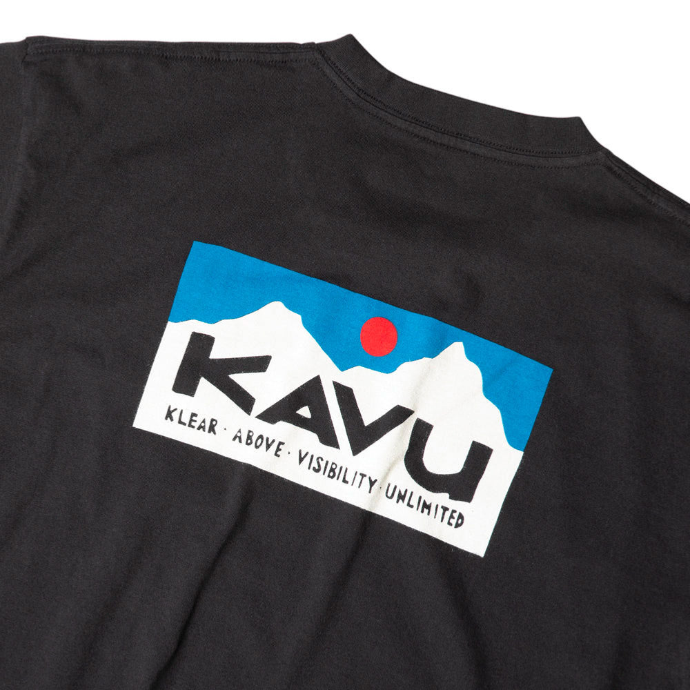 KAVU - KLEAR ABOVE ETCH ART TEE - Black