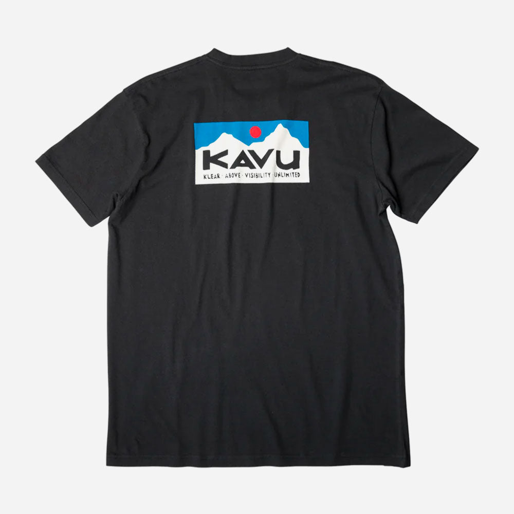 KAVU - KLEAR ABOVE ETCH ART TEE - Black