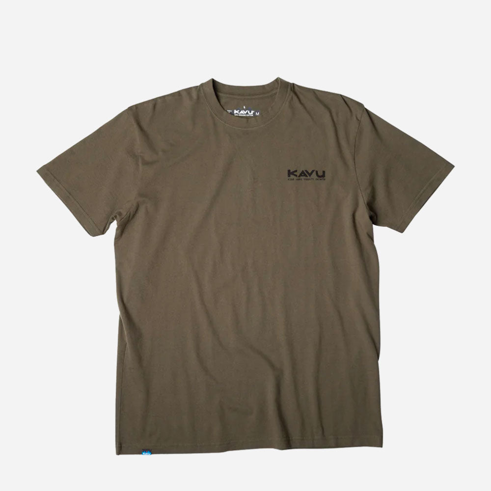 KAVU - KLEAR ABOVE ETCH ART TEE - Leaf