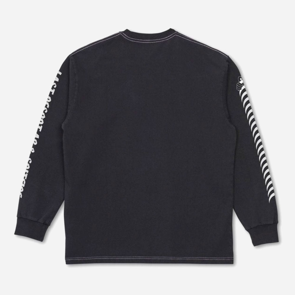 LAST RESORT AB x SPITFIRE - LRxSF LS TEE - Black