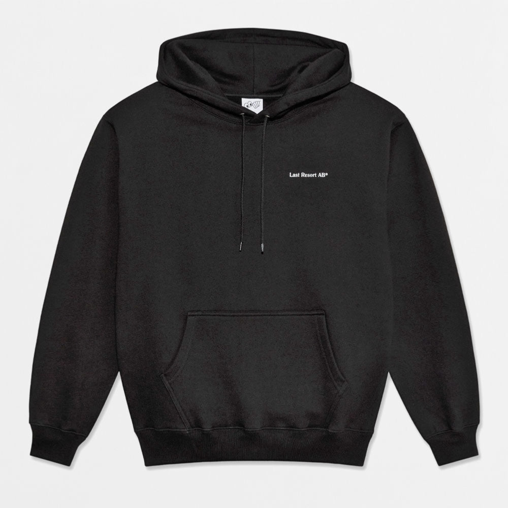LAST RESORT AB - ATLAS MONOGRAM HOODIE - Black