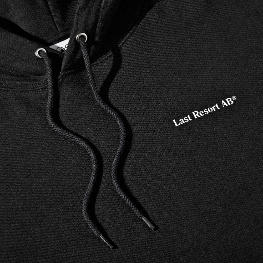 LAST RESORT AB - ATLAS MONOGRAM HOODIE - Black