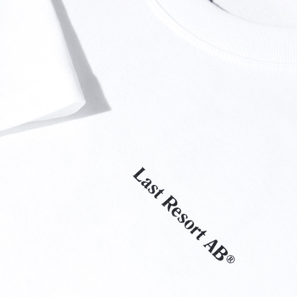 LAST RESORT AB - ATLAS MONOGRAM TEE - White - Black