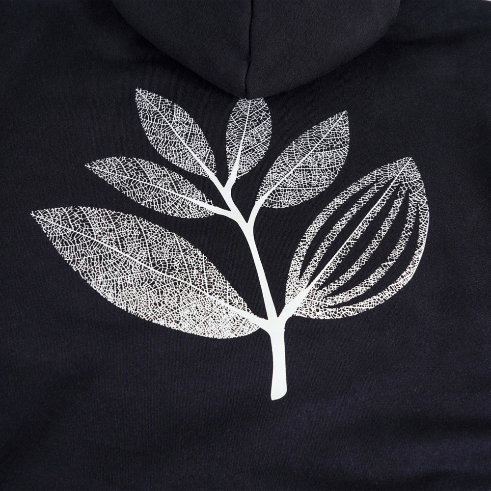MAGENTA - BOTANIC HOODIE - BLACK