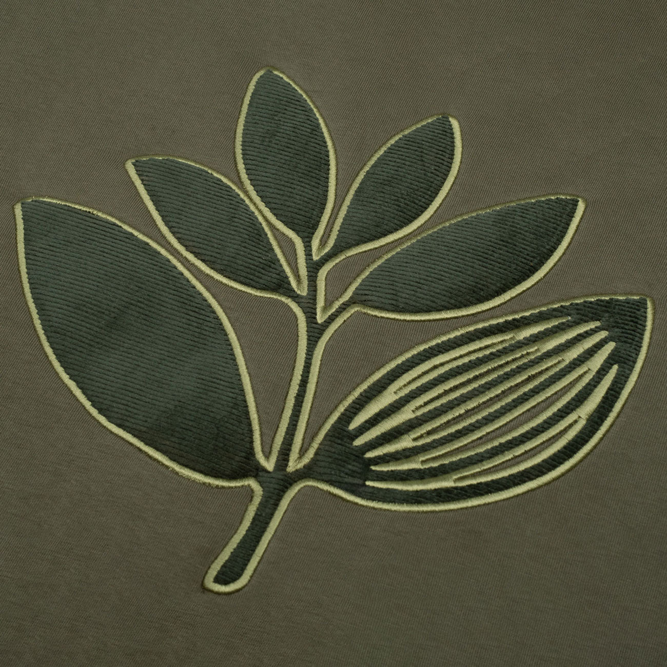Magenta - Cord Plant Hoodie - Green