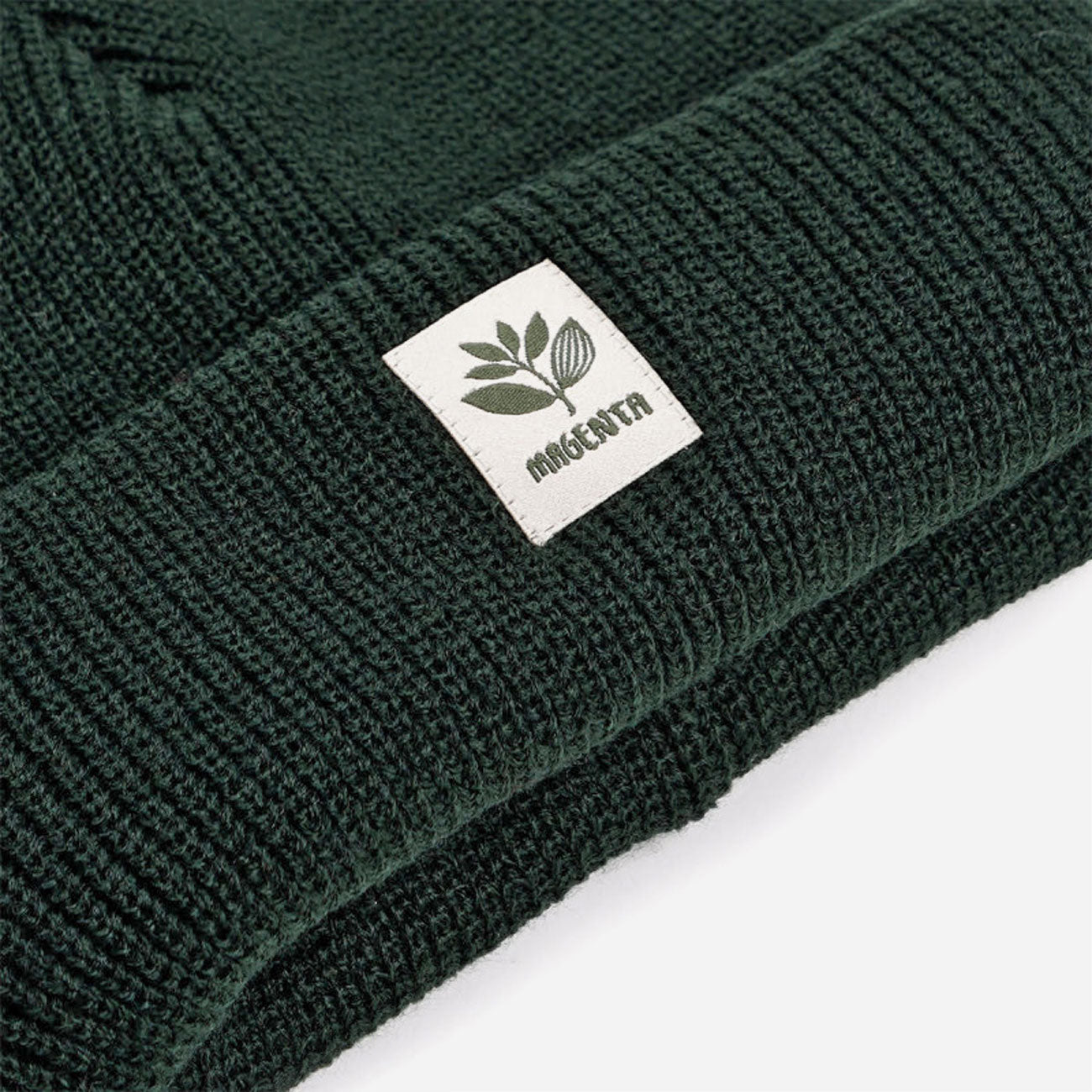 Magenta - Fam Beanie - Forrest Green