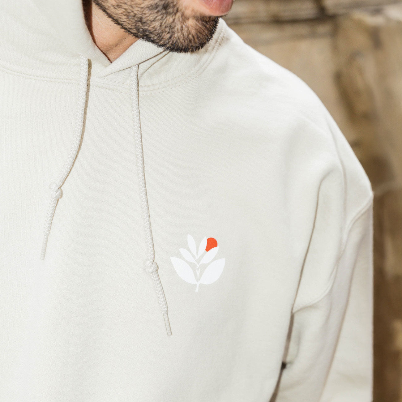 Magenta - Fly Hoodie - Natural